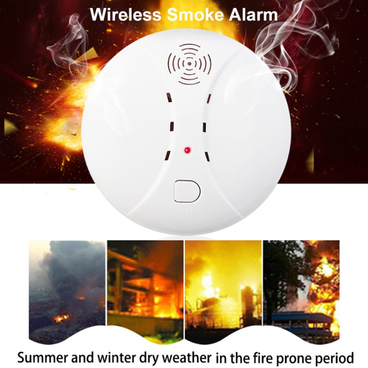 Wireless Fire Sensor Protection Smoke Detector Home Security Alarm Systems Wireless Fire Sensor Protection Smoke Detector Home Security Alarm Systems